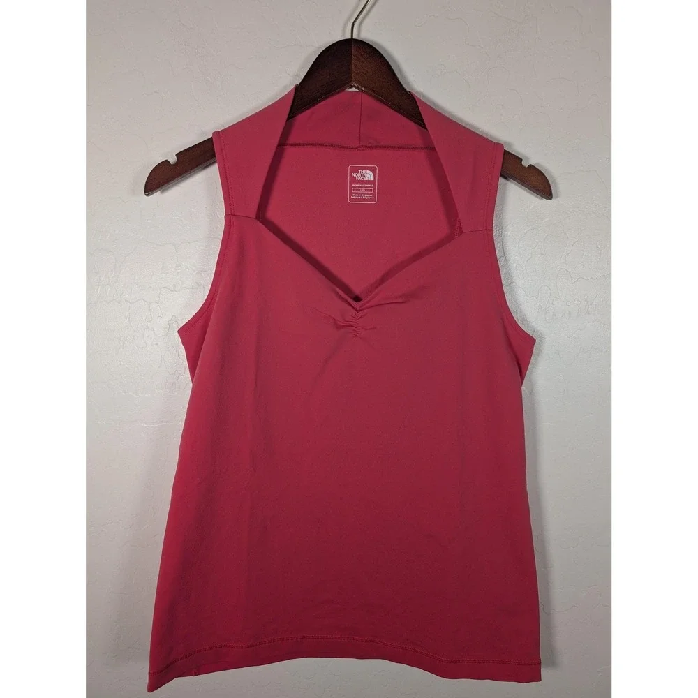 The North Face Tank Top Womens Large Pink VaporWick Sleeveless Activewear Hiking - Picture 1 of 11